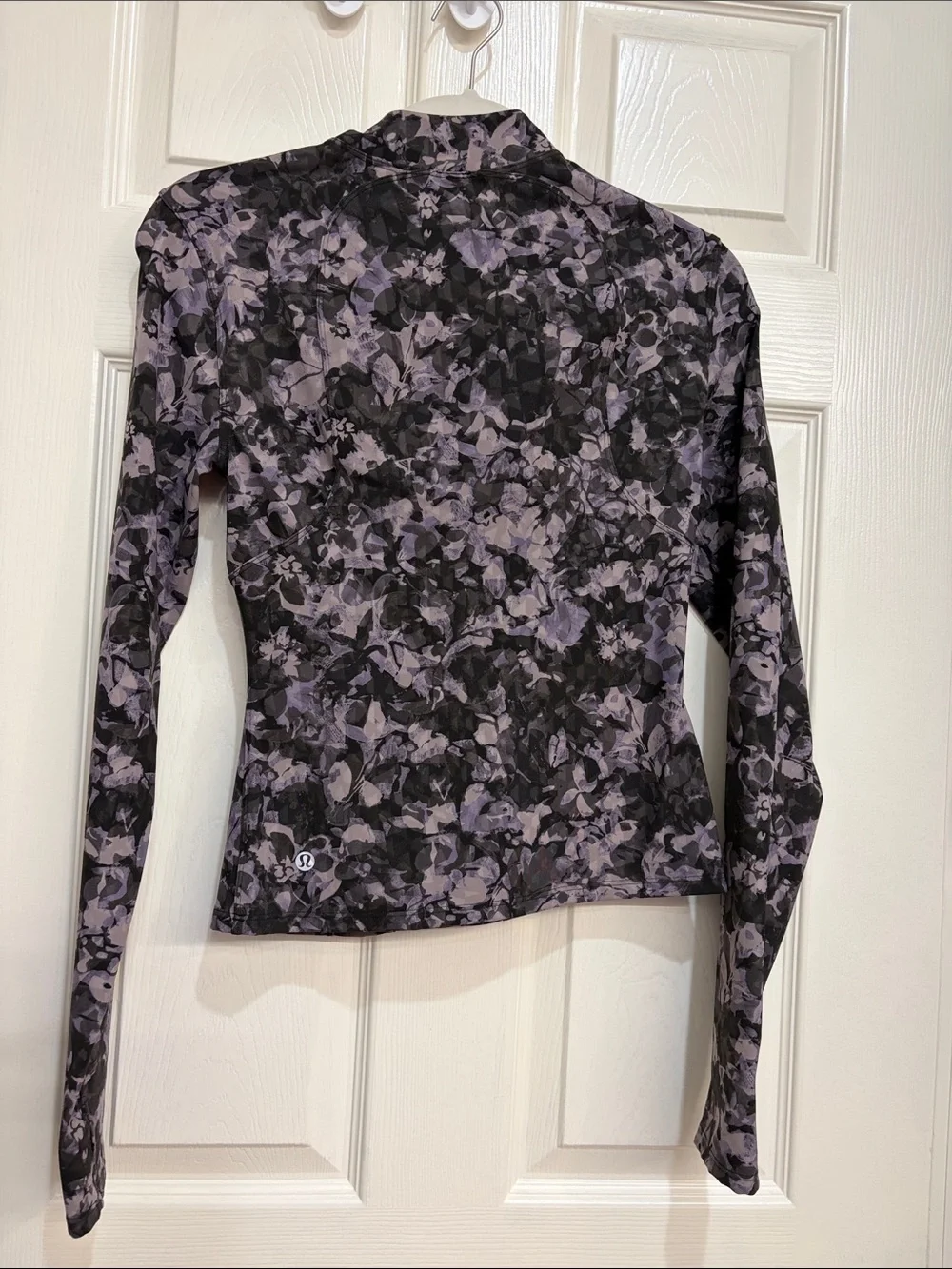 051. Lululemon Luxtreme Running Half-Zip Inflect Floral Lunar Rock Multi